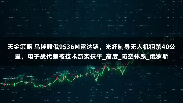 天金策略 乌摧毁俄9S36M雷达链，光纤制导无人机狙杀40公里，电子战代差被技术奇袭抹平_高度_防空体系_俄罗斯